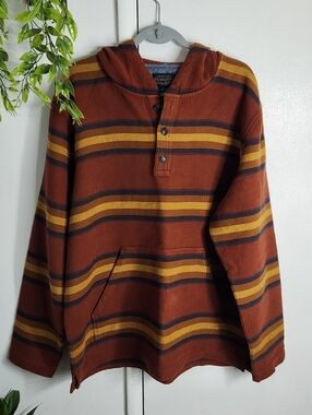 🍂✨ Pendleton Heritage Hooded Pullover | Elevated Rustic Stripe | Luxe Comfort ✨